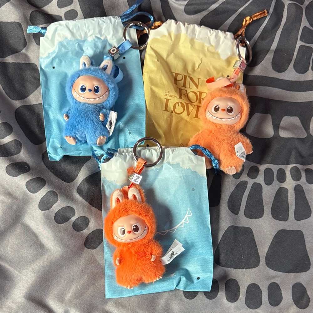 Labubu Pin for Love from Popmart - 3 letters available.